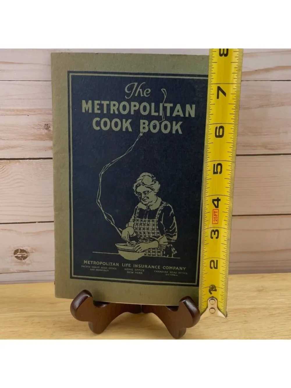 The Metropolitan Cook Book 1925 Antique Recipe Book Metropolitan Life Insurance